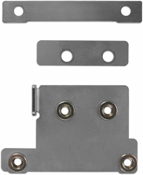 Miller CAT Radar Shield — three-piece stainless steel bracket